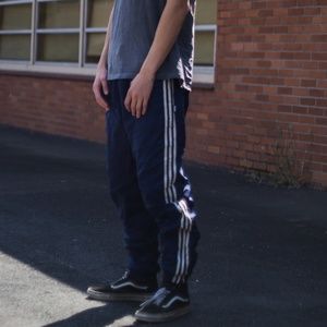 90s reversible adidas sweatpants/parachute pants